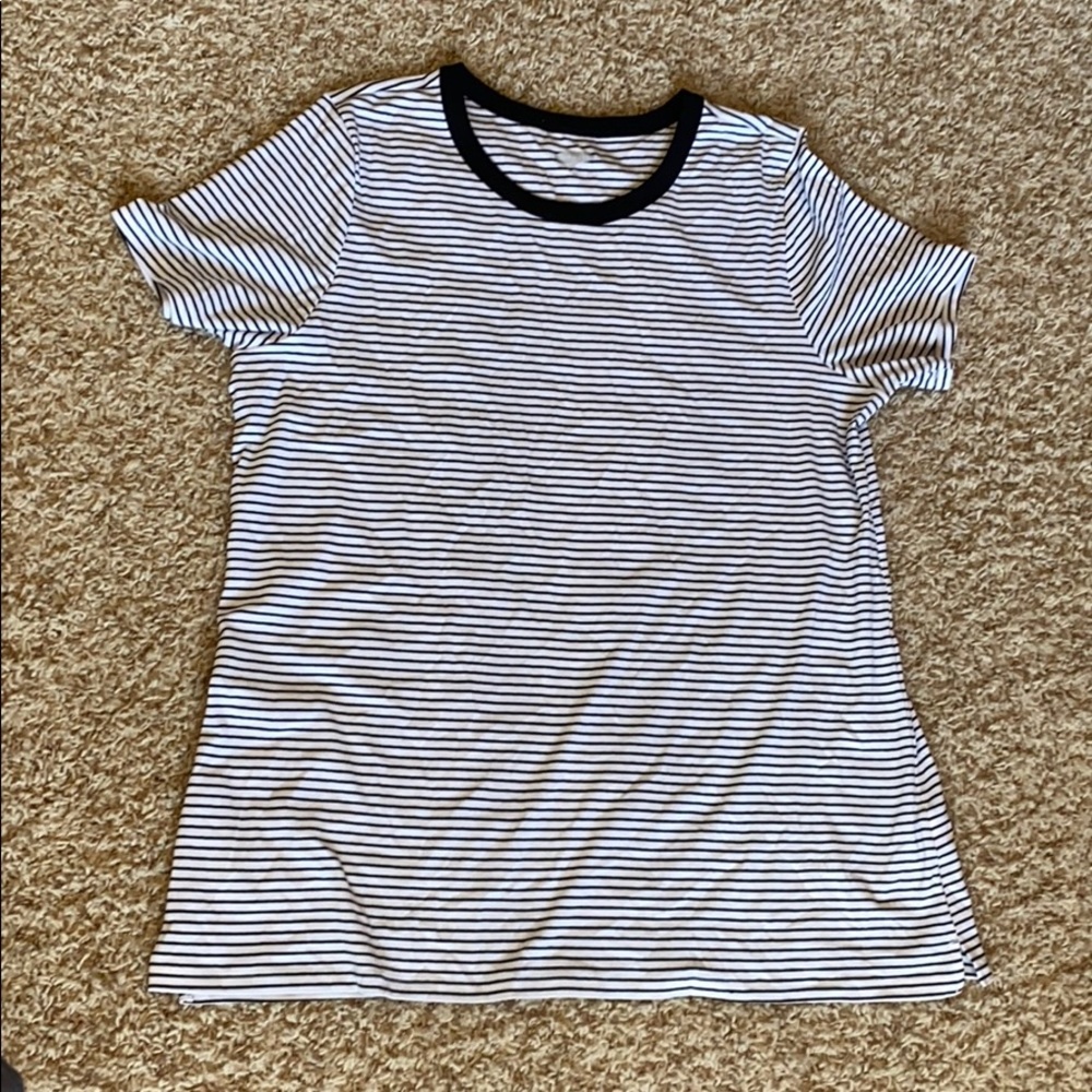 Black and White Stripped Shirt